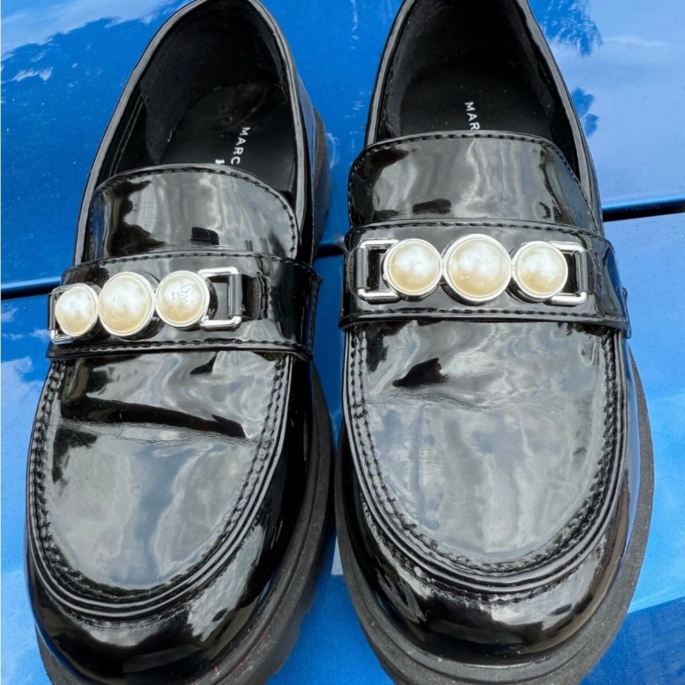 Marc Jacobs Black Kids Loafers